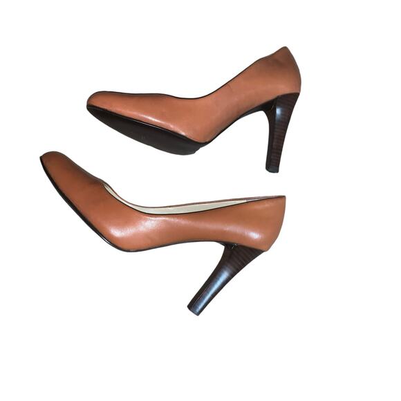 Lauren by Ralph Lauren Polo Tan Zamora Pumps sz 10B - Picture 7 of 9